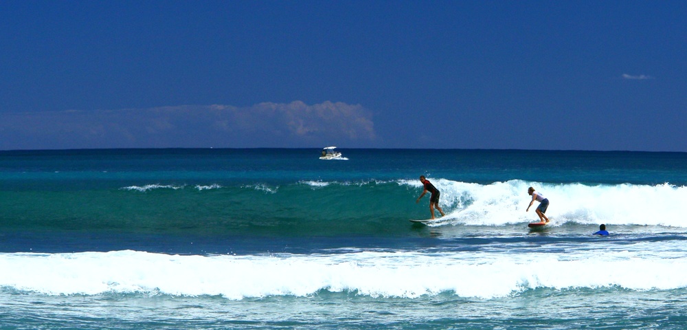 paradis des surfeurs